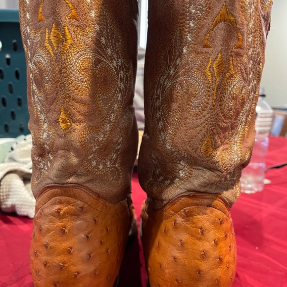 Genuine Ostrich boots size 8.5